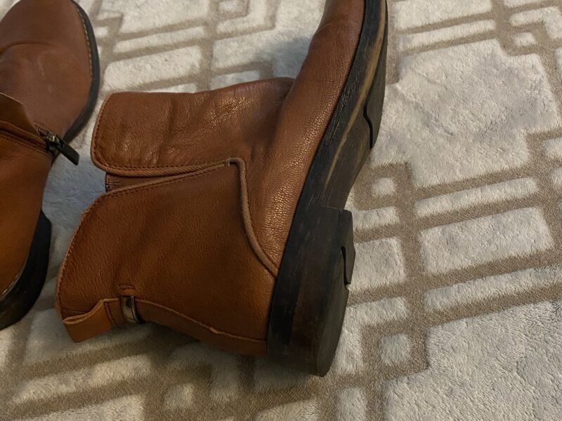 Stylish Brown Leather Ankle Boots