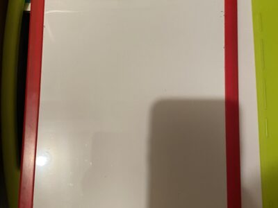 Mini White Board Red Border