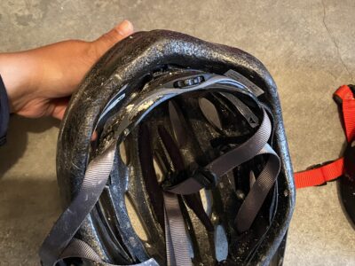 Gray Adult Bike Helmet